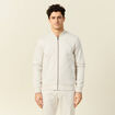 Blouson zippé col teddy sable homme