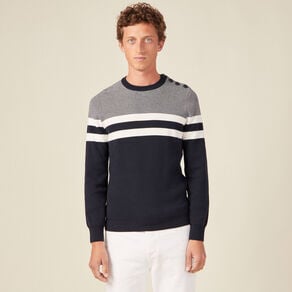 pull manches longues bleu marine homme Pull manches longues bleu marine homme