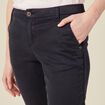 Pantalon chino Instinct bleu foncé femme