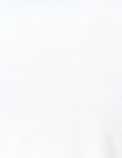 T-shirt en coton manches courtes blanc homme