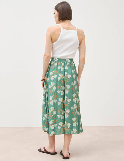 Jupe vert &eacute;meraude femme