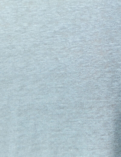 Polo manches courtes bleu gris femme