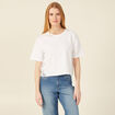 T-shirt éco-responsable blanc femme