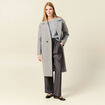 Pull manches longues gris clair femme