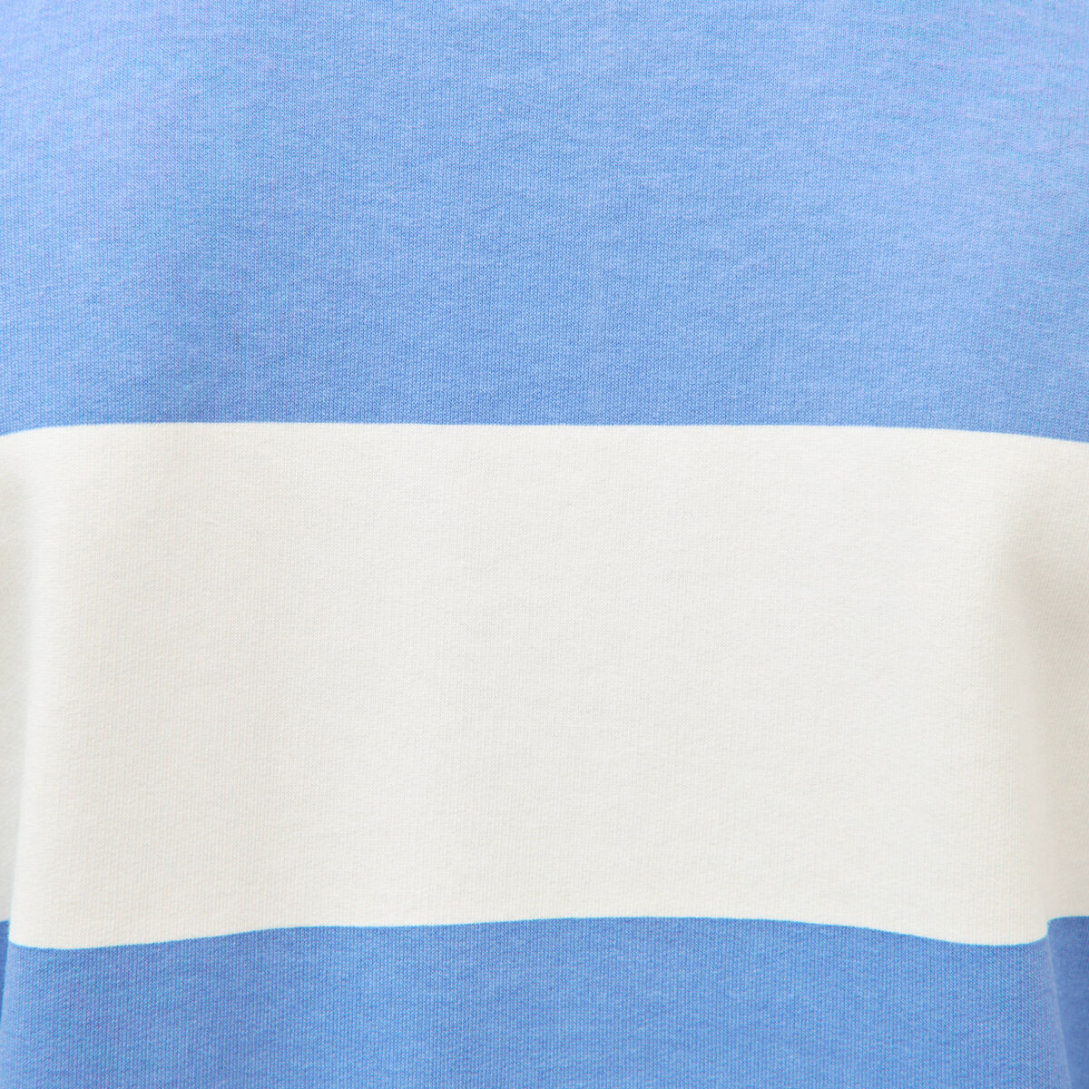 Polo manches longues broderie bleu violet homme