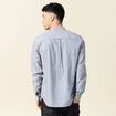Chemise manches longues bleu marine homme