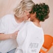 T-shirt manches courtes ecru femme