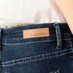 Jeans girlfriend taille haute denim dirty femme