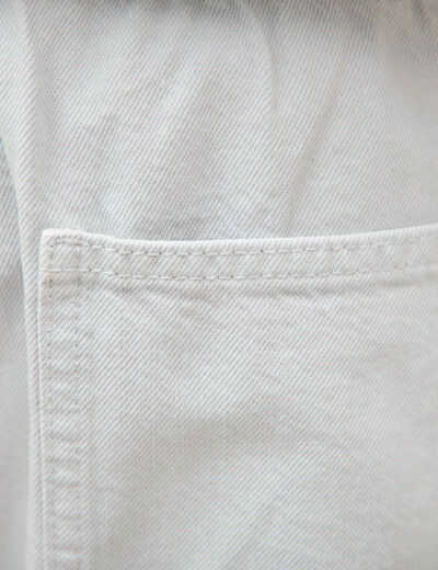 Bermuda en coton gris clair homme