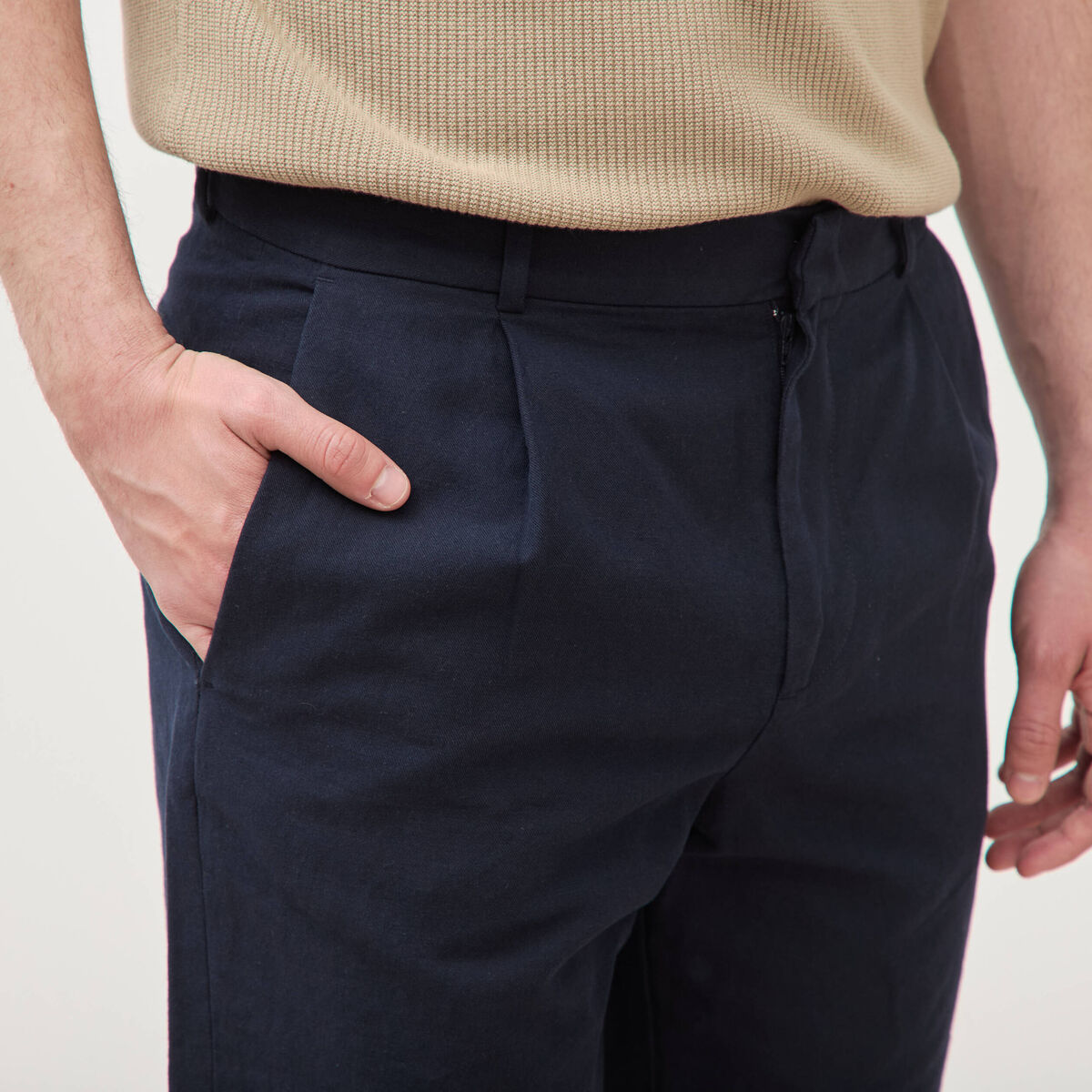 Bermuda bleu marine homme