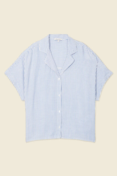 Chemise manches 3/4 ecru femme
