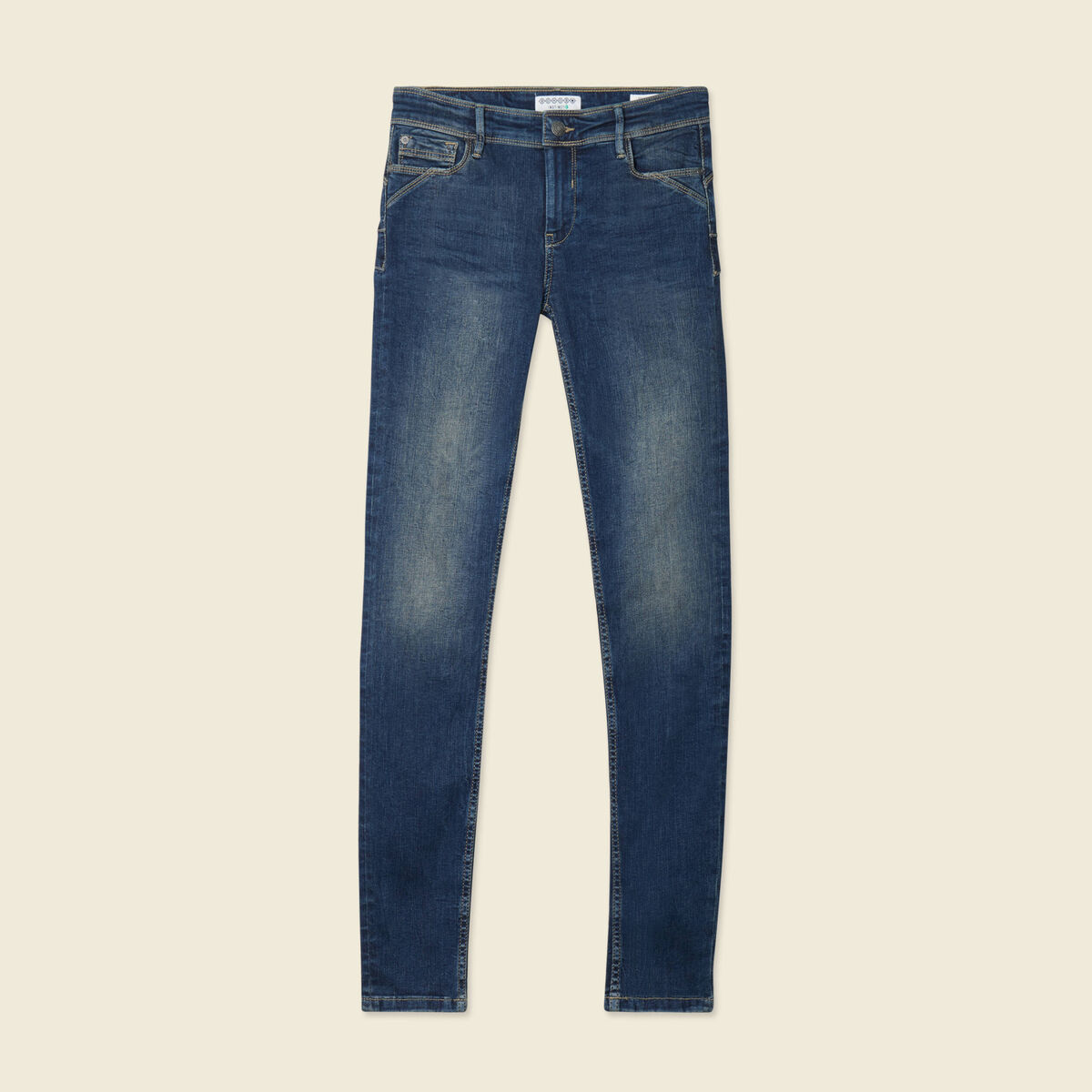 Jeans Marylin - skinny push up denim brut femme