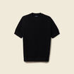 T-shirt en coton manches courtes noir homme