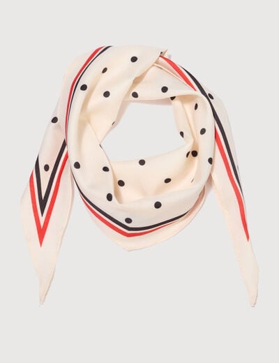 Foulard ecru femme