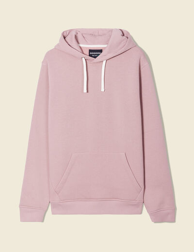 Sweat manches longues vieux rose homme