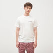 T-shirt en coton ecru homme