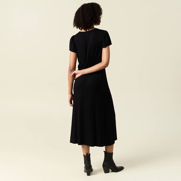 robe longue droite noir femme Robe longue droite noir femme