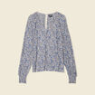 T-shirt manches longues bleu clair femme