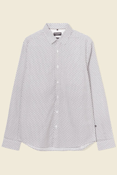 Chemise éco-responsable blanc homme
