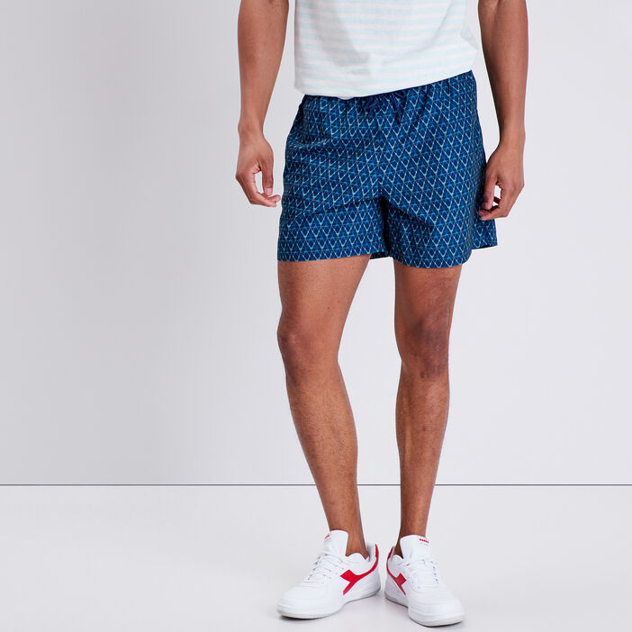 Short de bain bleu pétrole homme