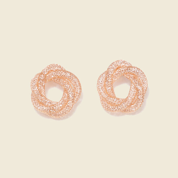 Boucles d'oreilles clous couleur or femme
