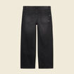 Jeans large 5 poches denim snow noir homme