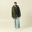 Sweat manches longues en coton bleu marine homme