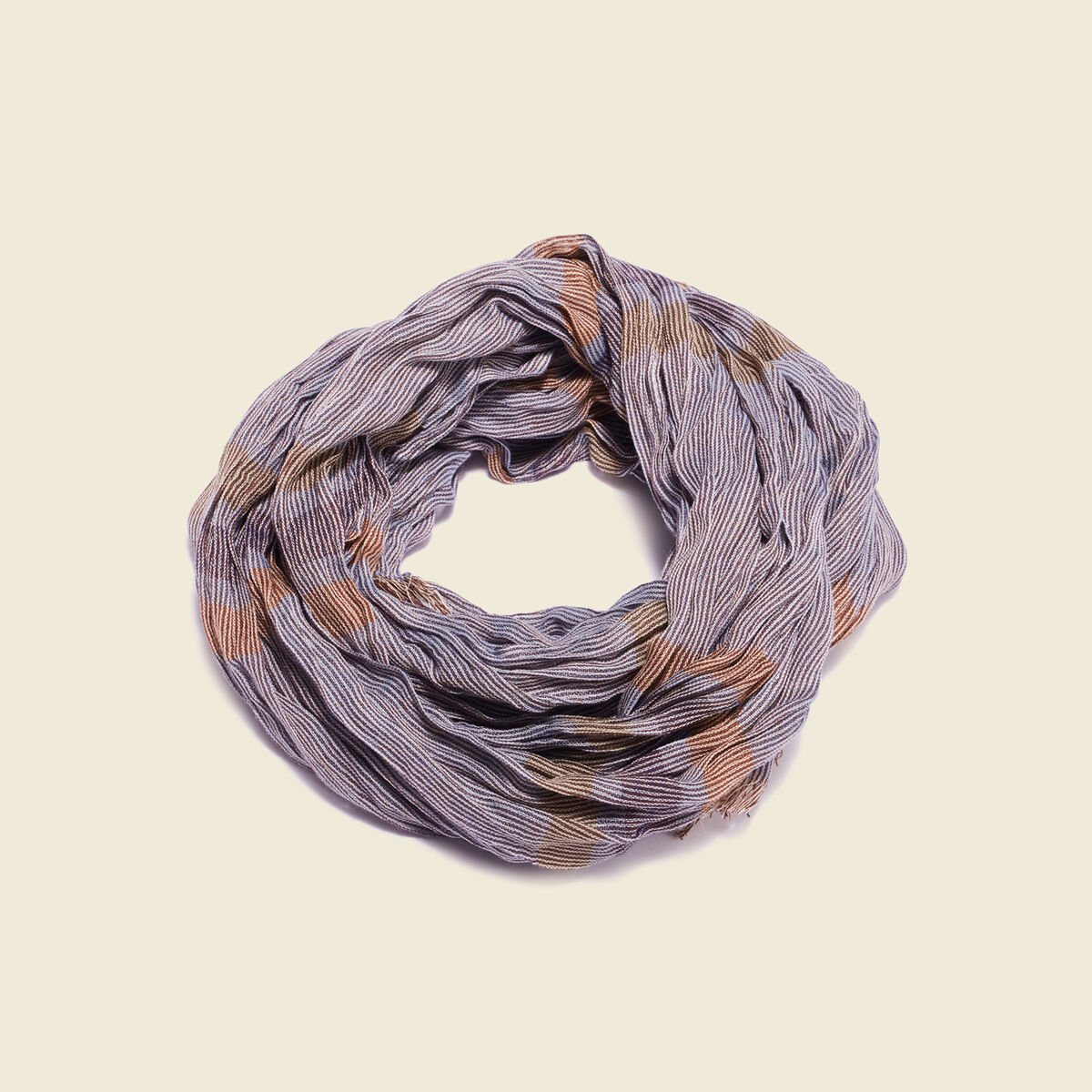 Foulard marron homme