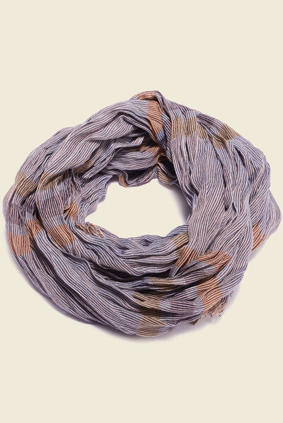 Foulard marron homme