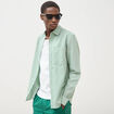 Chemise manches longues vert pastel homme