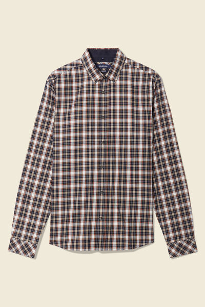 Chemise manches longues ecru homme