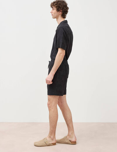 Bermuda noir homme