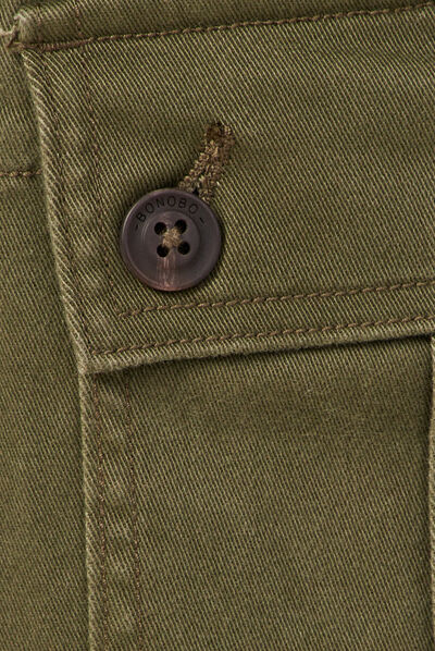 Pantalon battle vert kaki homme