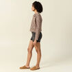 Blouson boutonné camel femme