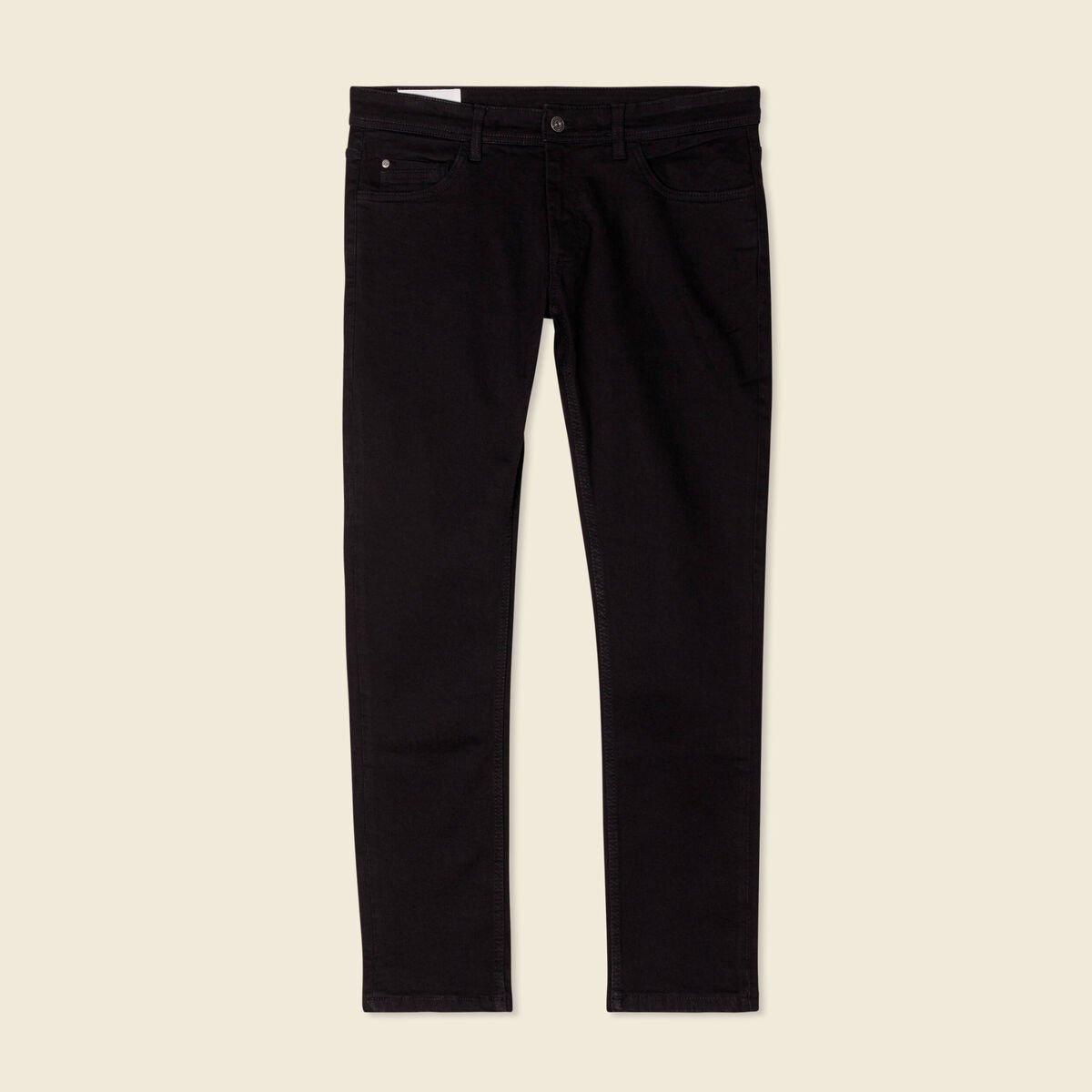 Jeans slim éco-responsable denim noir homme