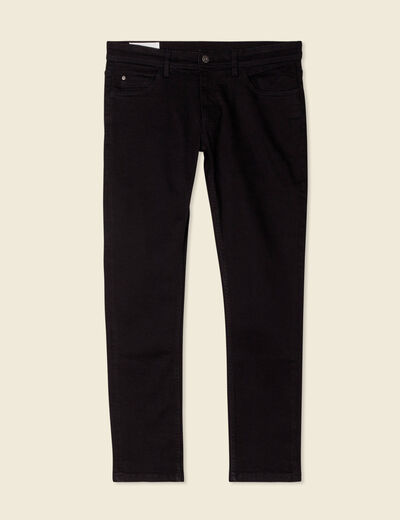 Jeans slim éco-responsable denim noir homme