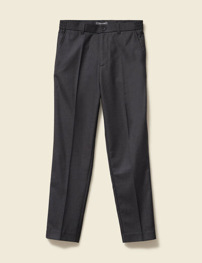 Pantalon gris fonc&eacute; homme
