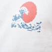 T-shirt droit en coton manches courtes blanc homme