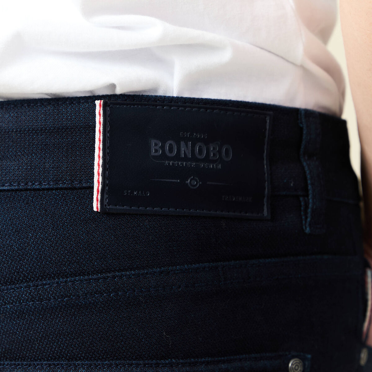 Jeans slim denim brut homme