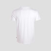 T-shirt ajust&eacute; col v manches courtes blanc homme