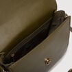 Sac &agrave; rabat en bandouli&egrave;re vert olive femme
