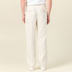 Pantalon chino straight ecru homme