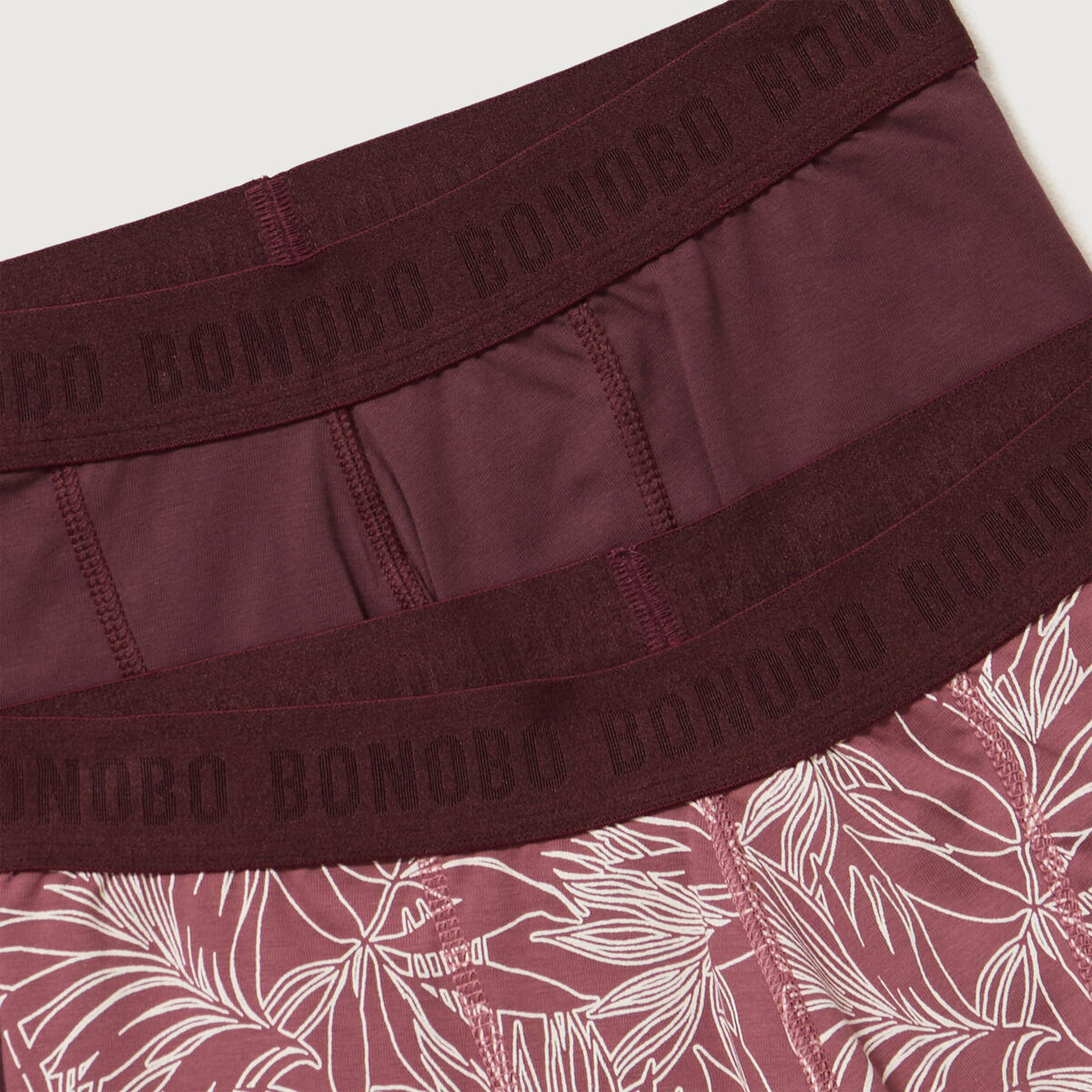 Lot de 2 boxers prune homme