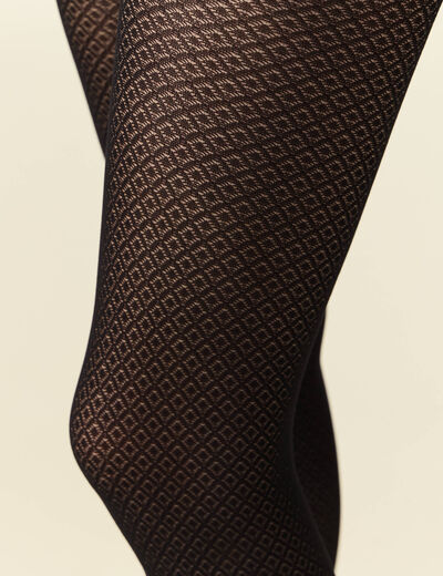 Collants fantaisie noir femme