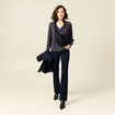 Chemise manches longues noir femme