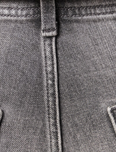 Pantalon mom taille haute 7/8ème denim denim gris femme