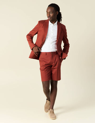 Chemise manches courtes blanc homme