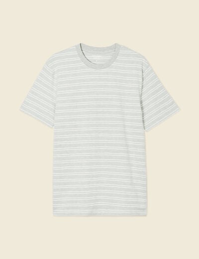 T-shirt manches courtes gris foncé homme