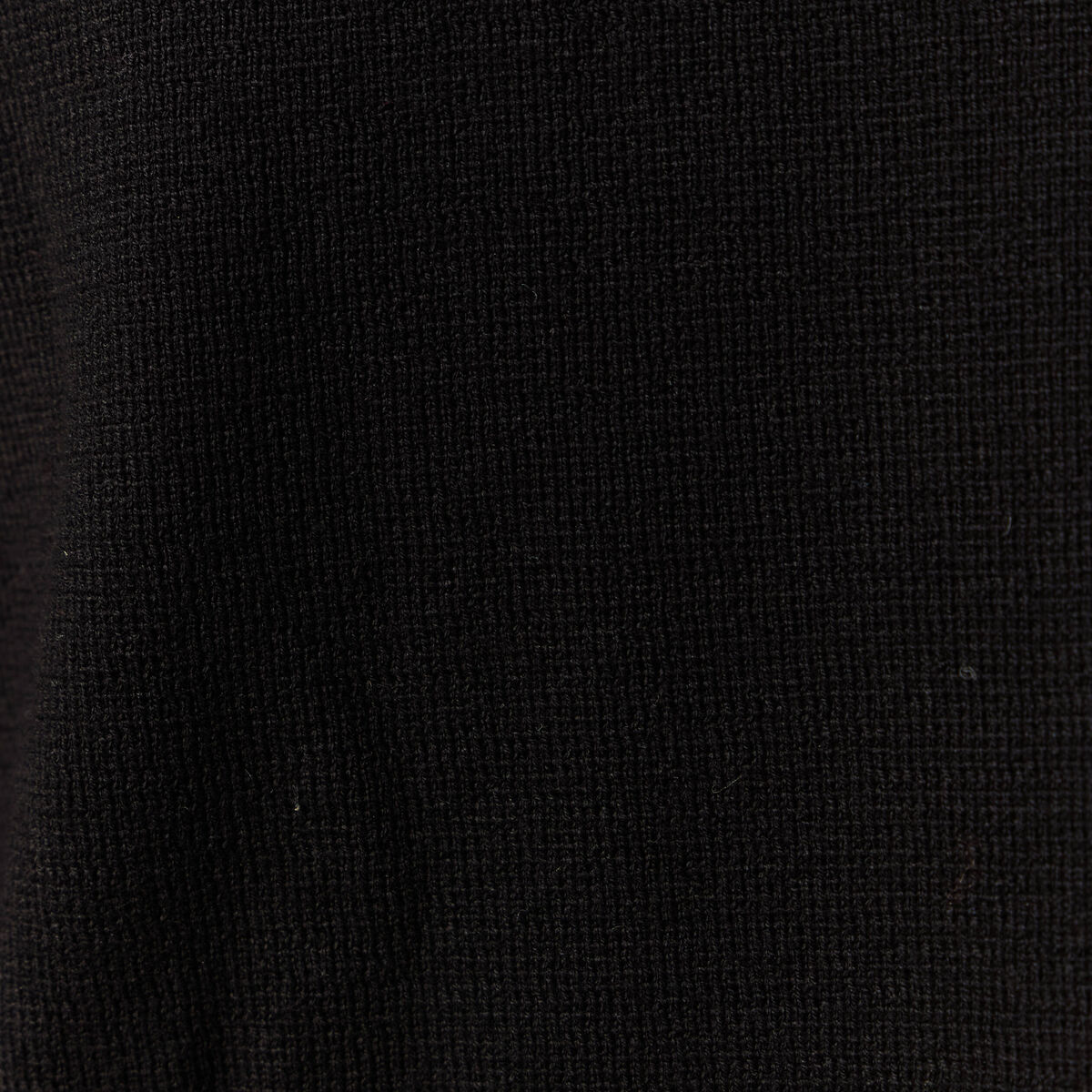Gilet manches longues zippé noir homme