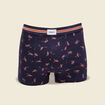 Lot 2 boxers marron cognac homme